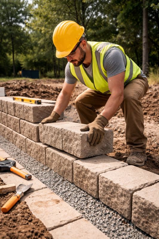 Block Wall Installation in Fairfield County, CT