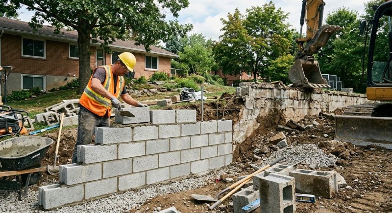 Block Wall Replacement in Stamford, CT