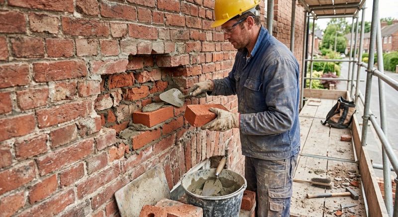 Brick Border Installation in Worcester, MA
