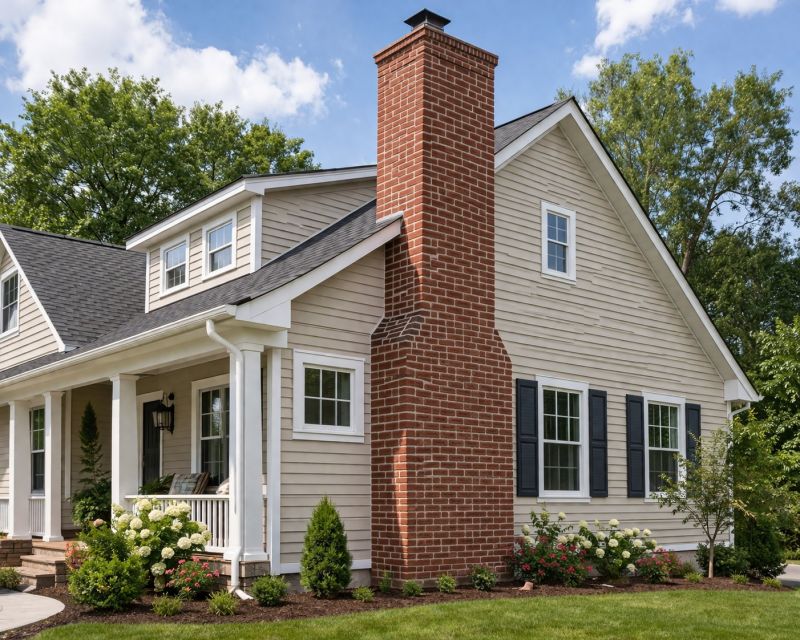 Brick Chimney Installation in Boston, MA