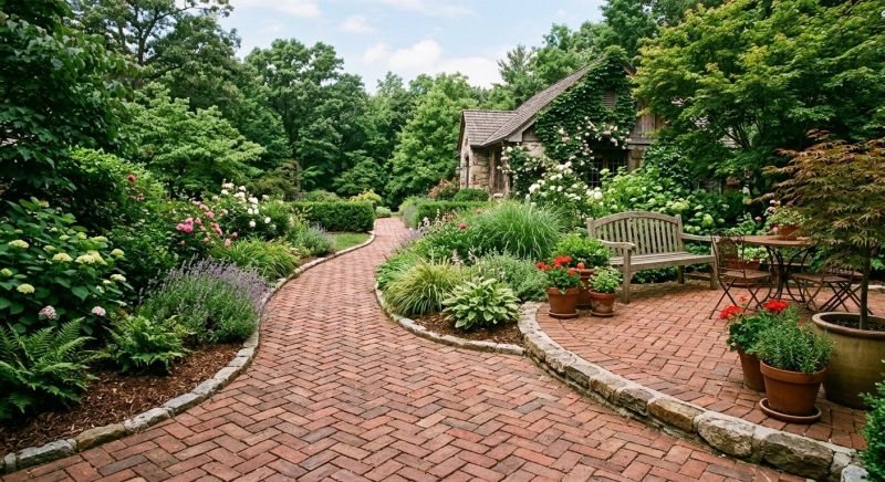 Brick Hardscaping Installation in Worcester, MA