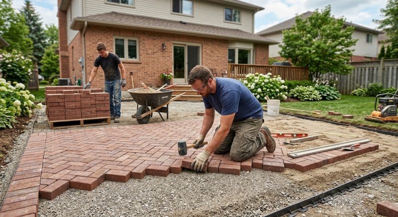 Brick Paving Installation in West Hartford, CT
