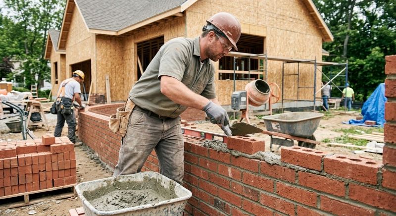 Brick Wall Installation in West Hartford, CT
