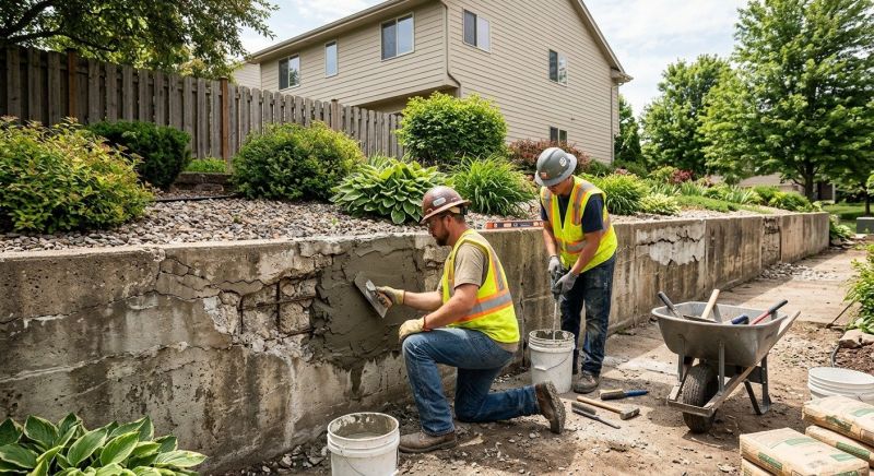 Rock Wall Repair in Cleveland, OH
